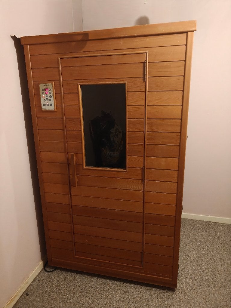 Infrarood cabine, Ophalen, Zo goed als nieuw, Infrarood, Complete sauna