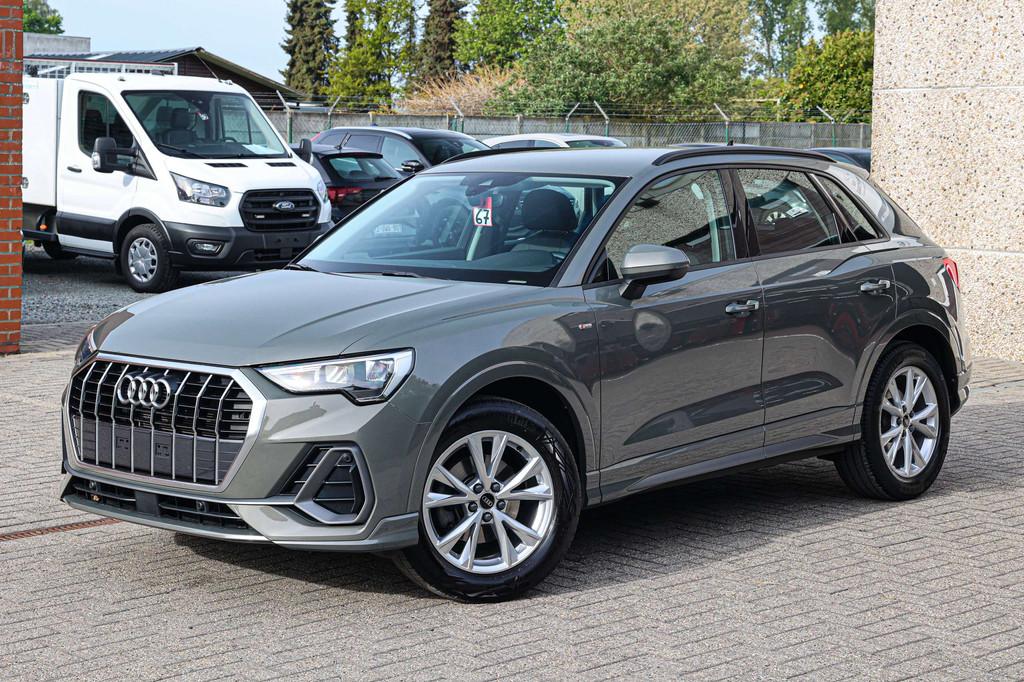 Audi Q3 S-LINE*LEDER*ZETELVERWARMING*ELECTRISCHE-KOFFER*NAVI, Auto's, 4 cilinders, Leder, 5 zetels, 5 deurs
