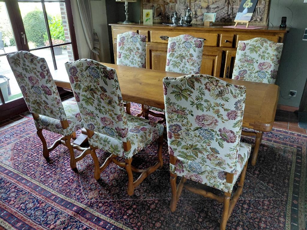 Prachtige set Beech OS de Mouton Stoelen, Enlèvement