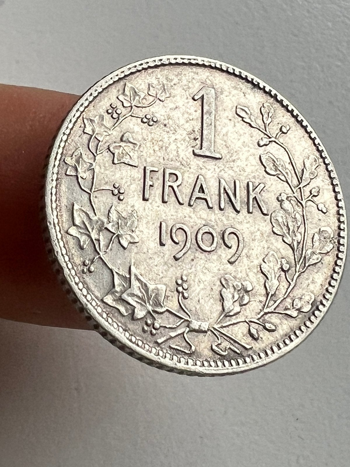 1 Franc België 1909 Leopold II, Ophalen