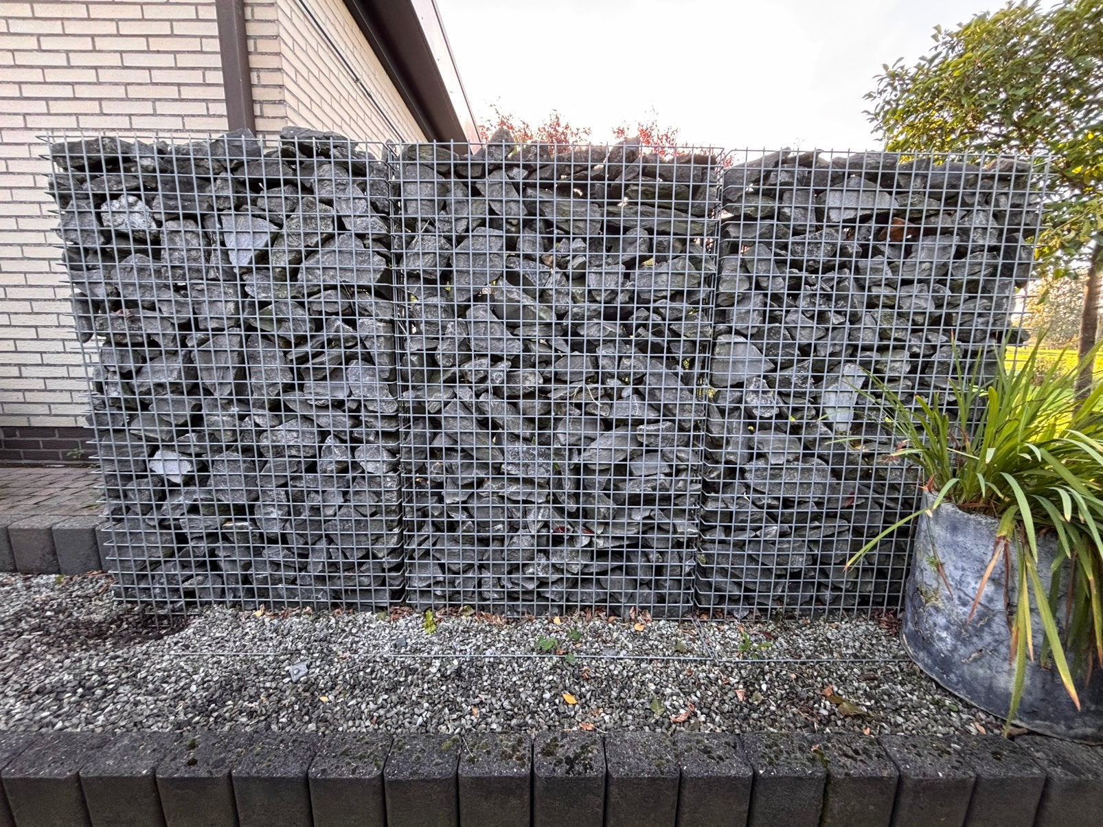 Steenkorven inclusief met stenen, Jardin & Terrasse, Enlèvement, Comme neuf