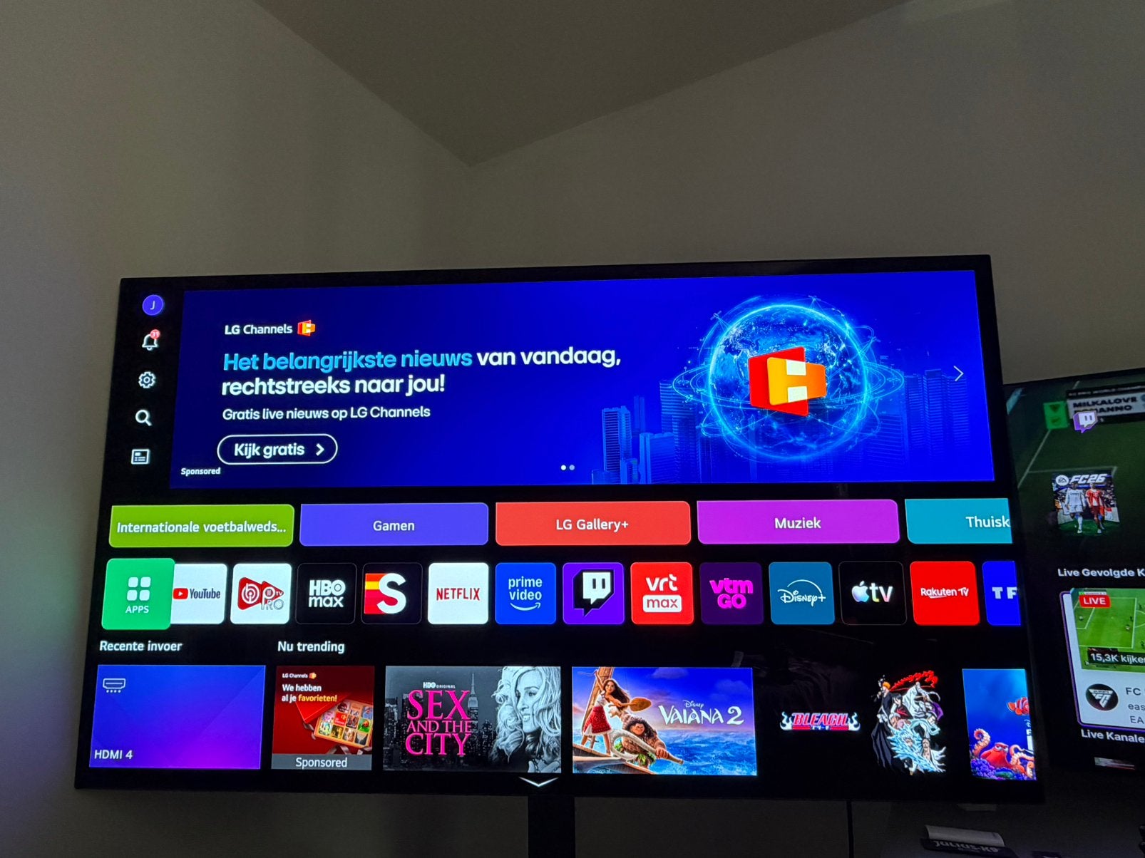 Lg oled65b36LA, Audio, Tv en Foto, Televisies, Ophalen, Gebruikt, 4k (UHD), LG