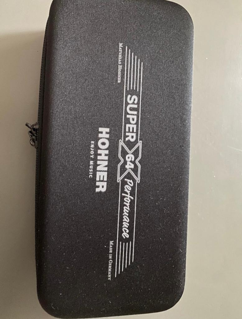 Hohner Super 64X Performance Mondharmonica – incl. koffer, Ophalen of Verzenden, Zo goed als nieuw, Met koffer of doosje, C-mondharmonica