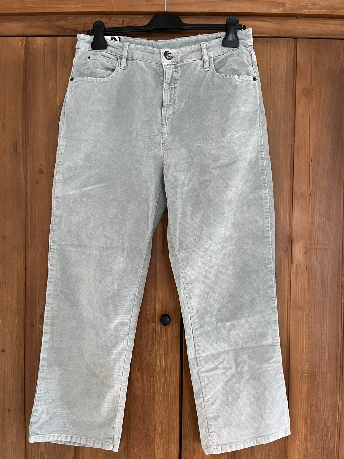 Nieuwe Opus mintgroene velours broek maat 40, Maat 38/40 (M), Nieuw, Ophalen of Verzenden, Lang