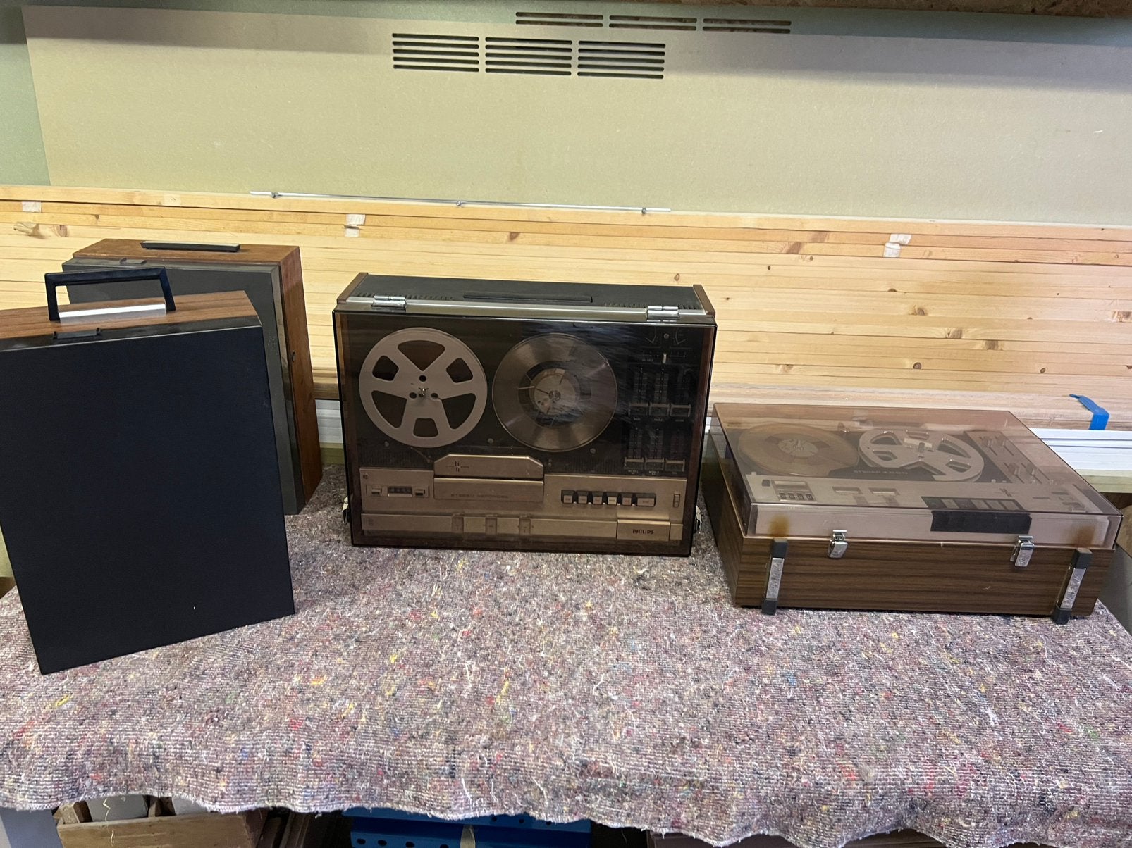 Philips vintage bsndopnemers., Ophalen, Defecte bandrecorder