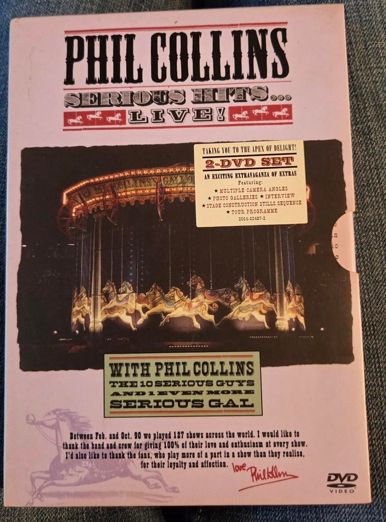 Phil Collins Serious Hits Live  - 2 dvd-set, Alle leeftijden, Ophalen of Verzenden, Muziek en Concerten, Boxset