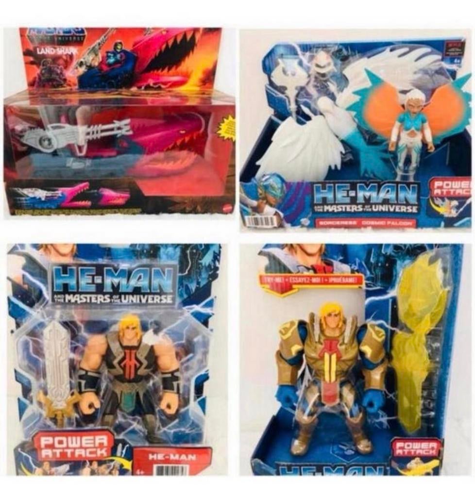 4x Mattel Masters of the Universe motu He-man figuren poppen, Verzamelen, Ophalen of Verzenden, Nieuw