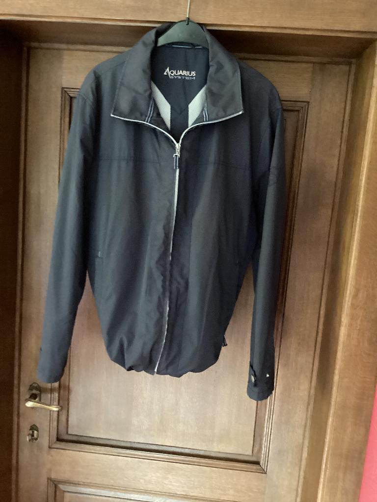 Marineblauwe jas, Ophalen, Zo goed als nieuw, Aquarius, Maat 48/50 (M)