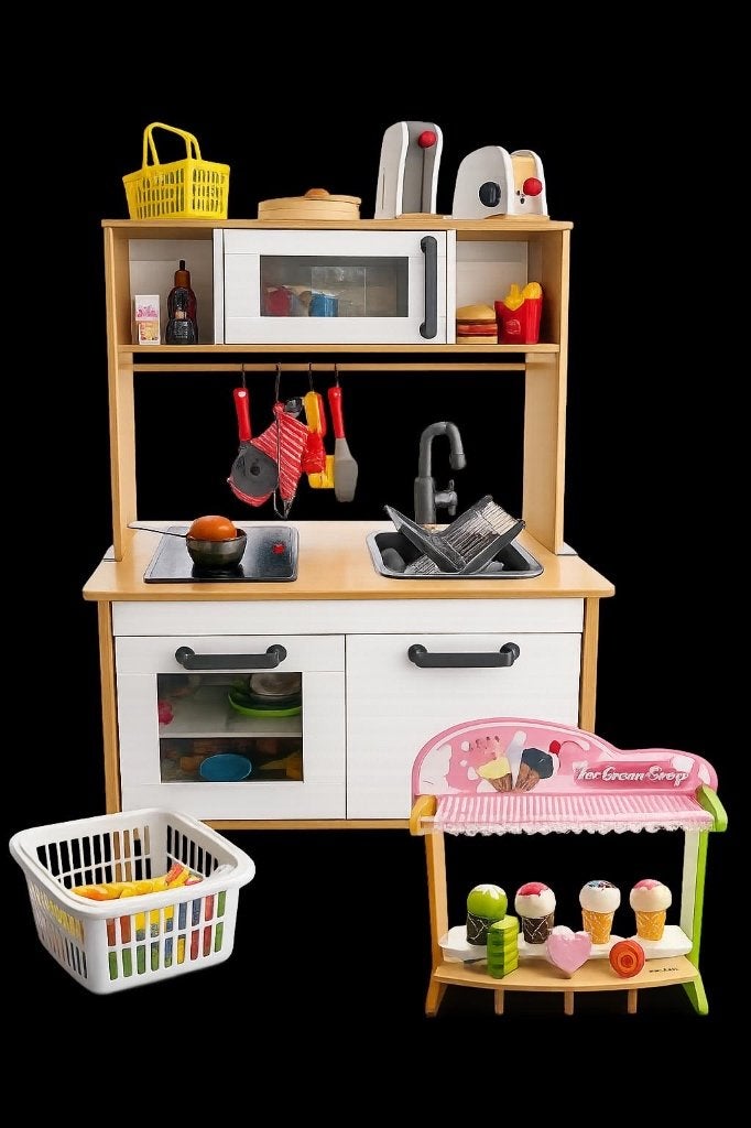 Keukentje, Enlèvement, Utilisé, Bois, Jouer à la cuisine