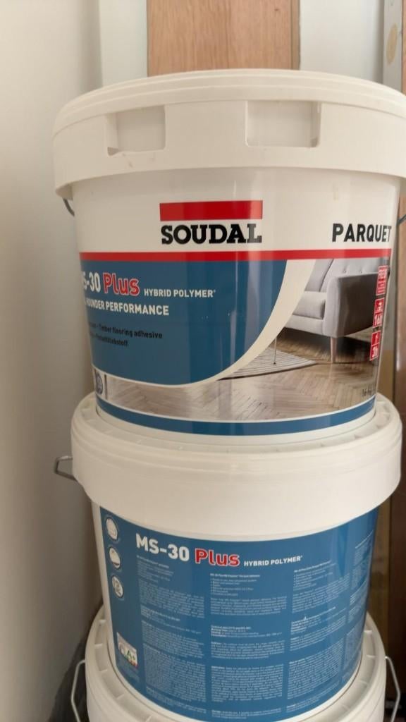 Soudal parketlijm MS-30 plus, Doe-het-zelf en Bouw, Ophalen, Nieuw