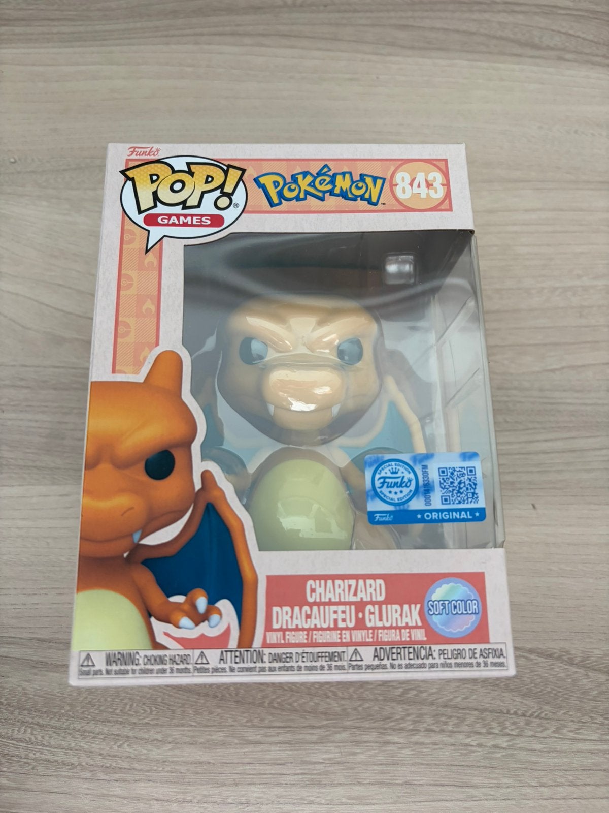 Funko Pop! Pokémon Charizard #843 Soft Color Vinyl Figure, Verzamelen, Ophalen of Verzenden, Zo goed als nieuw