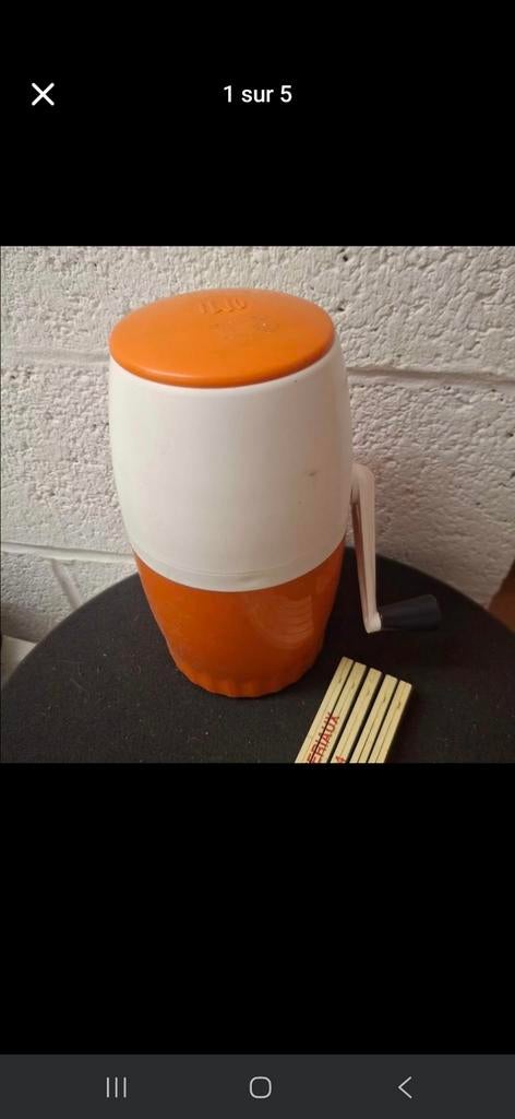 Broyeur glaçons vintage annee 70, Enlèvement ou Envoi