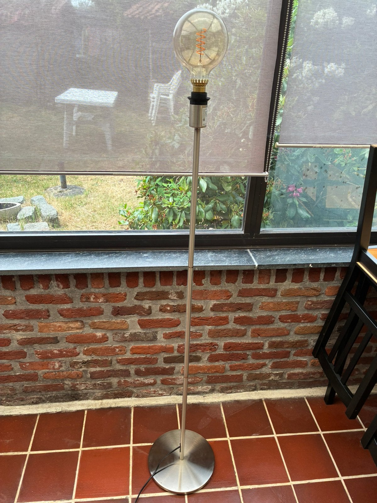 Staande lamp, Ophalen, Gebruikt, Metaal