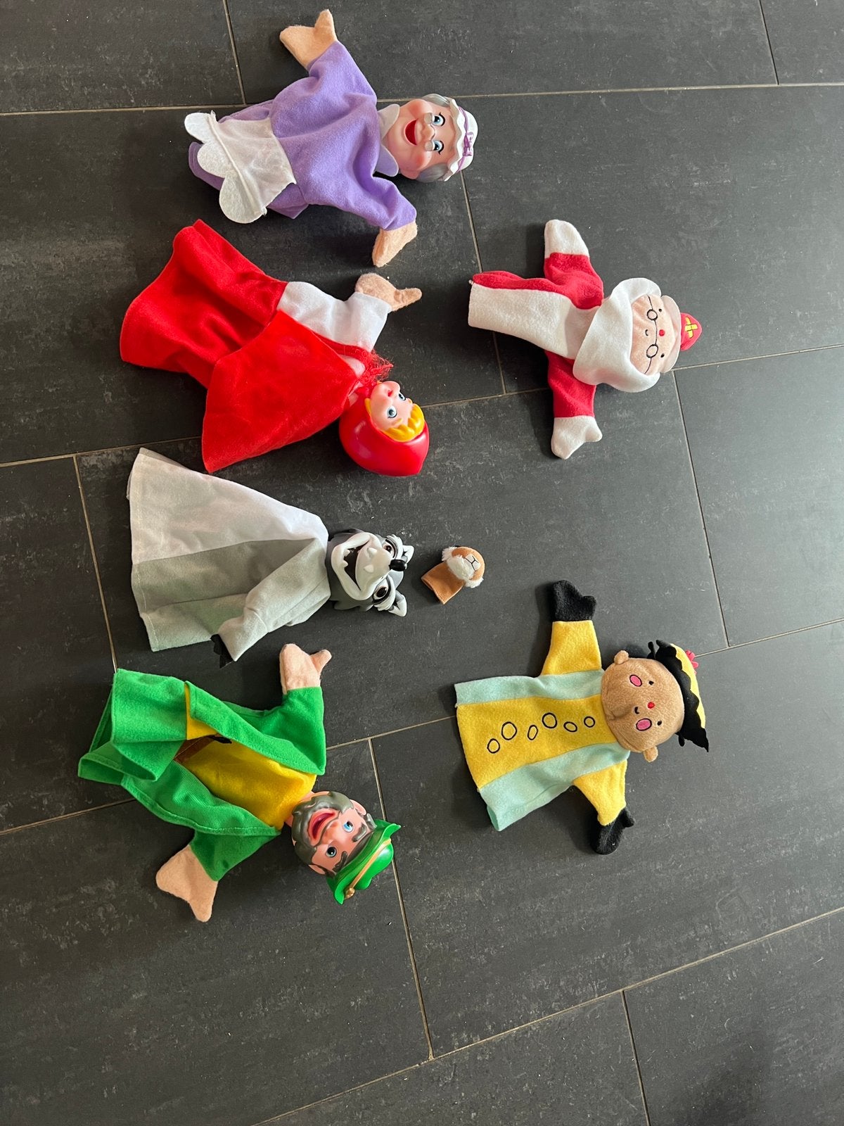Poppen voor poppenkast, Kinderen en Baby's, Ophalen, Zo goed als nieuw