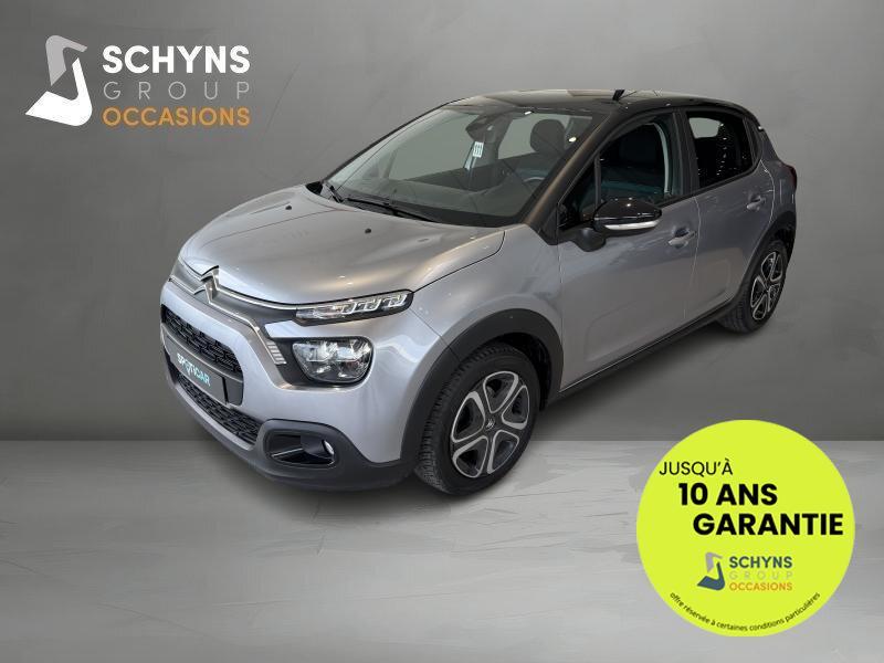 Citroen C3 1.2 PureTech FEEL S&S BVM 5d 81kW, Argent ou Gris, Achat, Euro 6, https://public.car-pass.be/vhr/3469f3ba-fae7-485b-bbf4-9cfc4a559529