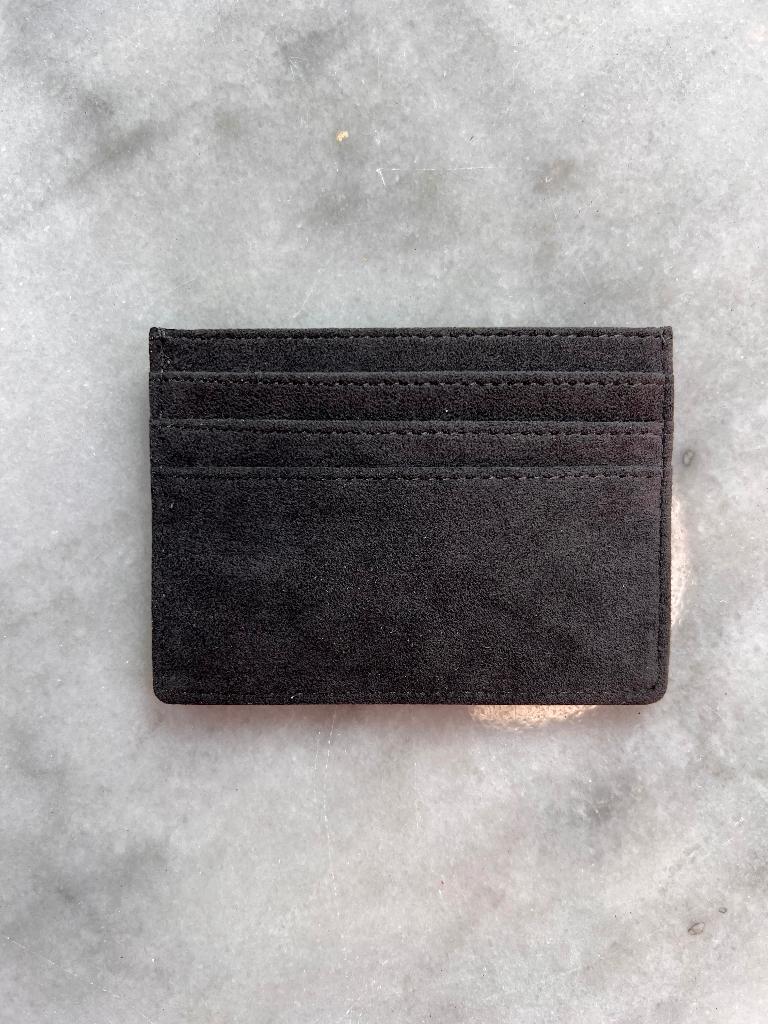 Alcantra zwarte portemonnee ALCANSIDE, Bijoux, Sacs & Beauté, Porte-monnaie & Portefeuilles, Enlèvement ou Envoi, Neuf, Noir, Autres marques