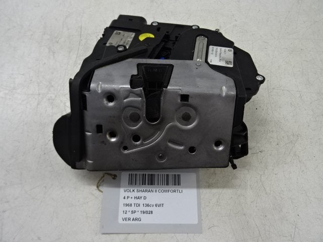 SERRURE DE PORTE ARRIÈRE GAUCHE Sharan (7N) (7N0839015C), Utilisé, Arrière, Volkswagen
