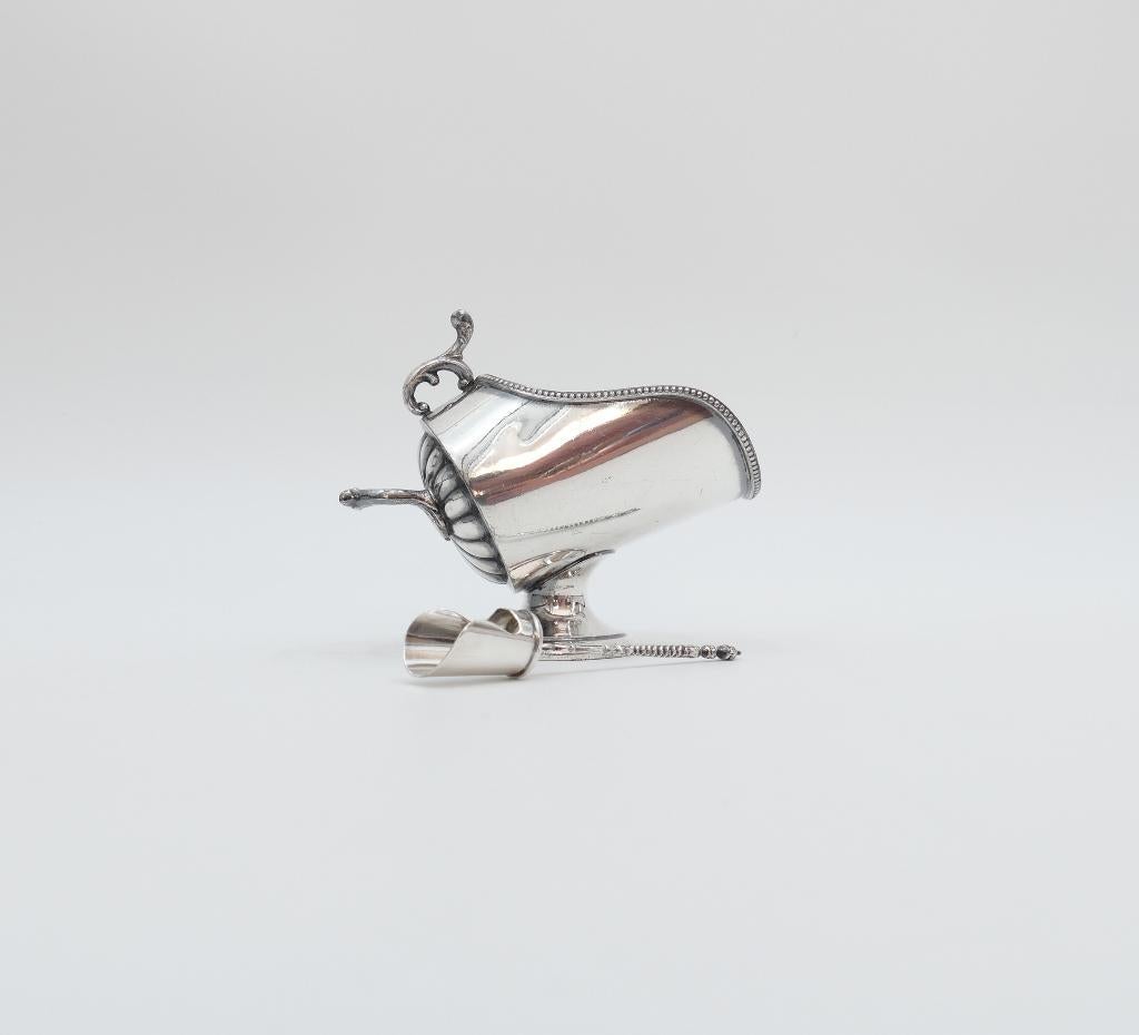 Antieke Engelse verzilverde Suikerpot - 1900-1925, Antiek en Kunst, Ophalen of Verzenden, Zilver