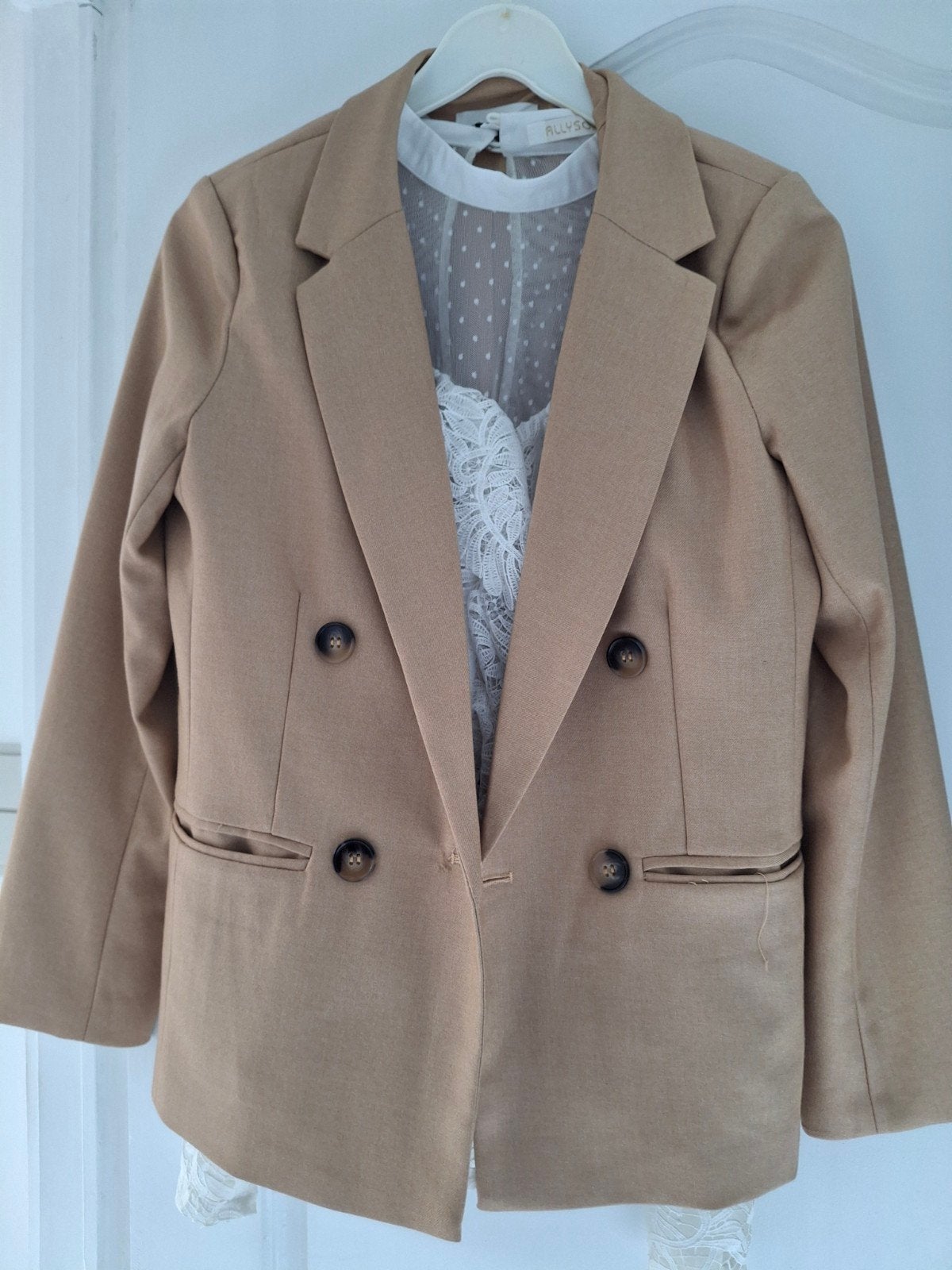 Beige blazer, Ophalen, Beige
