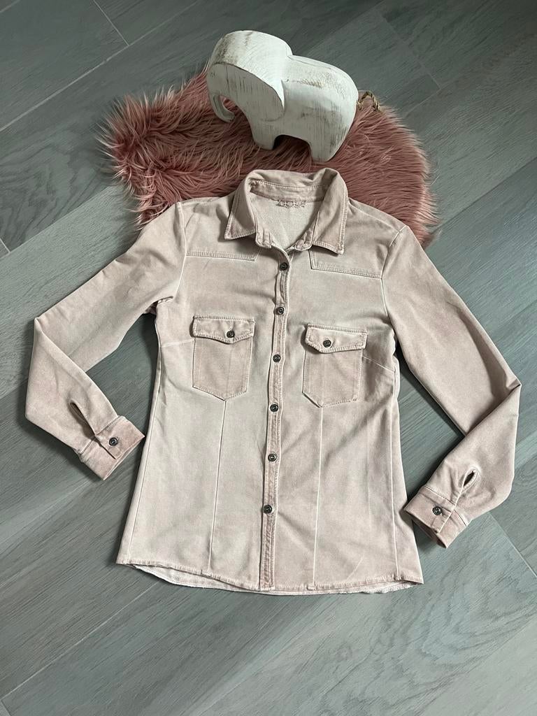 Lichtroze overhemd, Kleding | Dames, Ophalen of Verzenden, Zo goed als nieuw, Maat 38/40 (M)