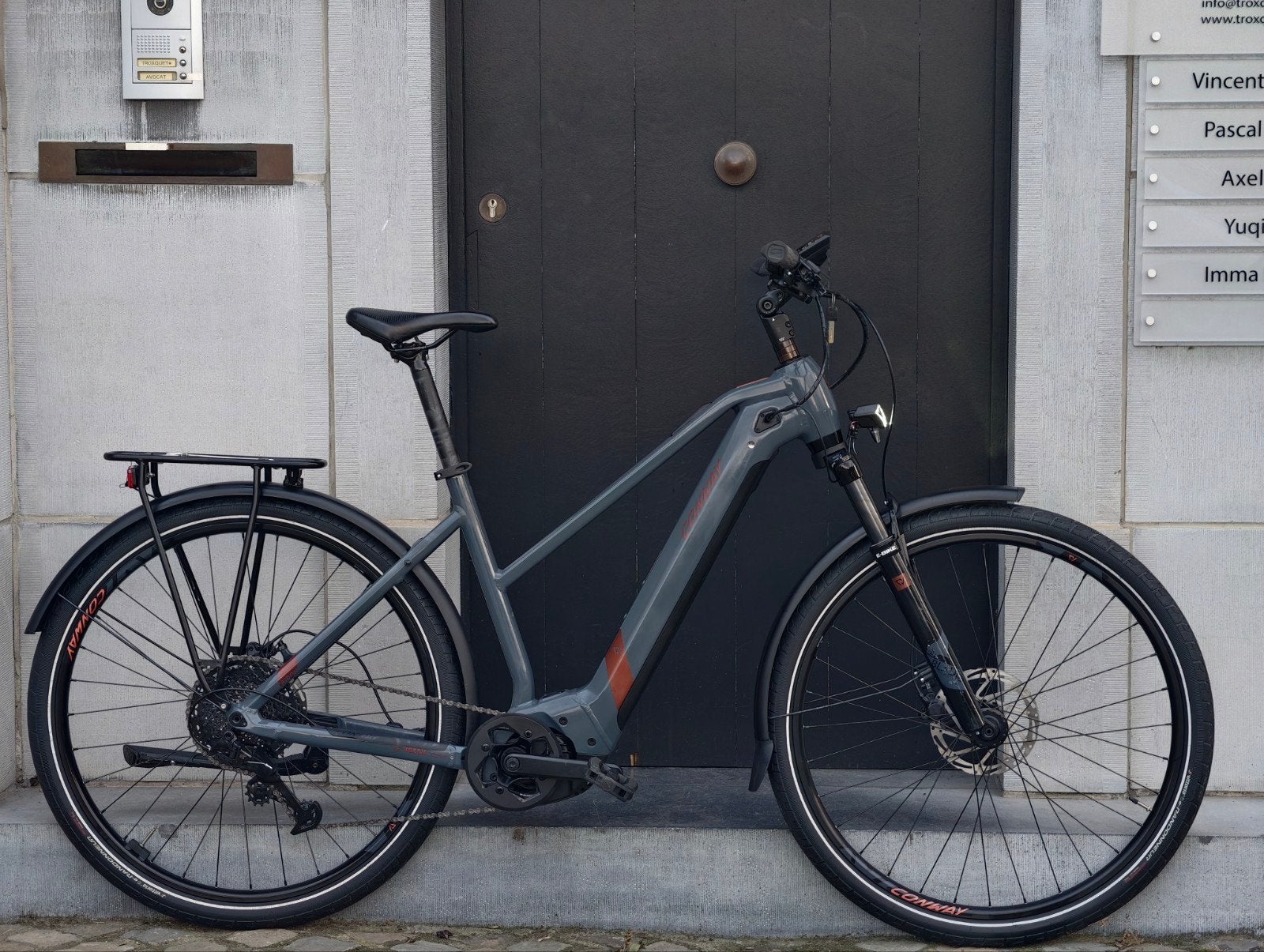vélo électrique Conway comme neuf 500km total, Vélos & Vélomoteurs, Neuf, Autres marques, 50 km par batterie ou plus, Enlèvement