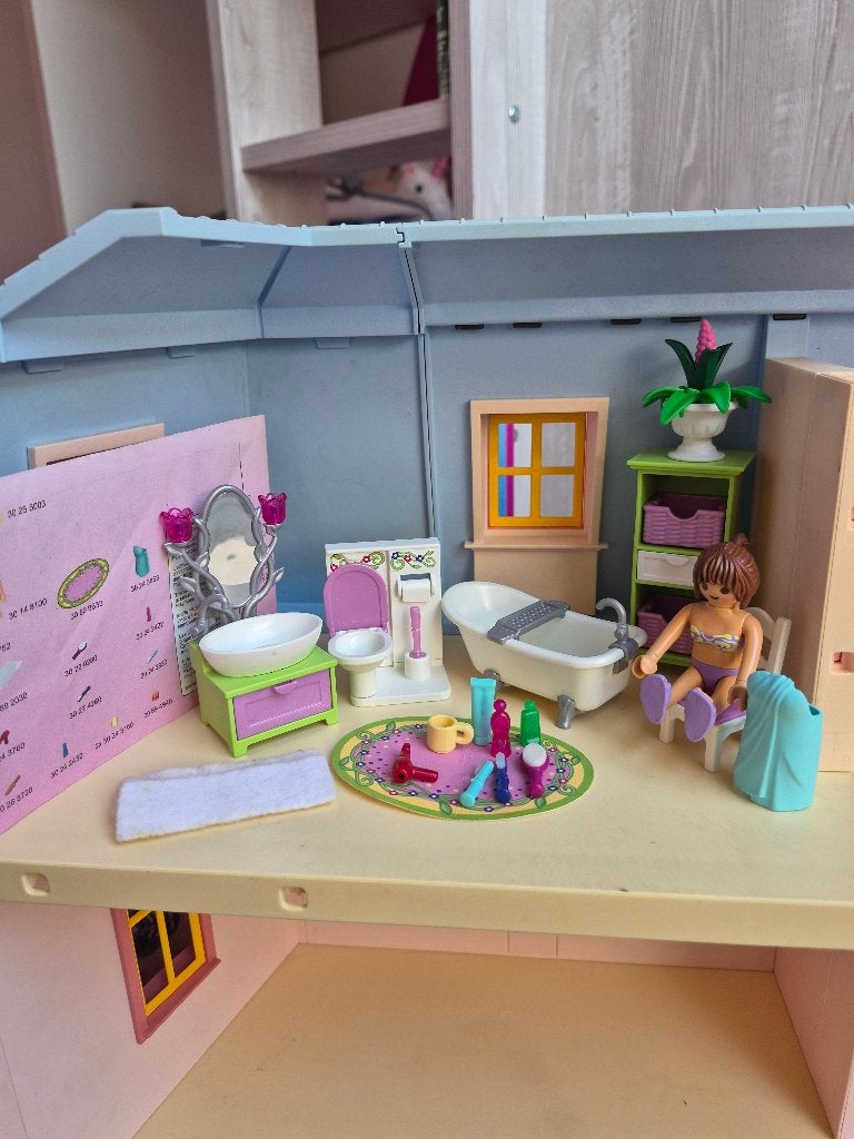 Playmobil Dollhouse Badkamer (set 5307), Kinderen en Baby's, Ophalen, Complete set, Overige typen, Zo goed als nieuw