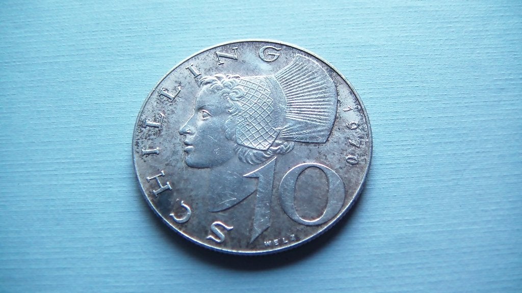 autriche 10 schilling 1970, Enlèvement, Autriche