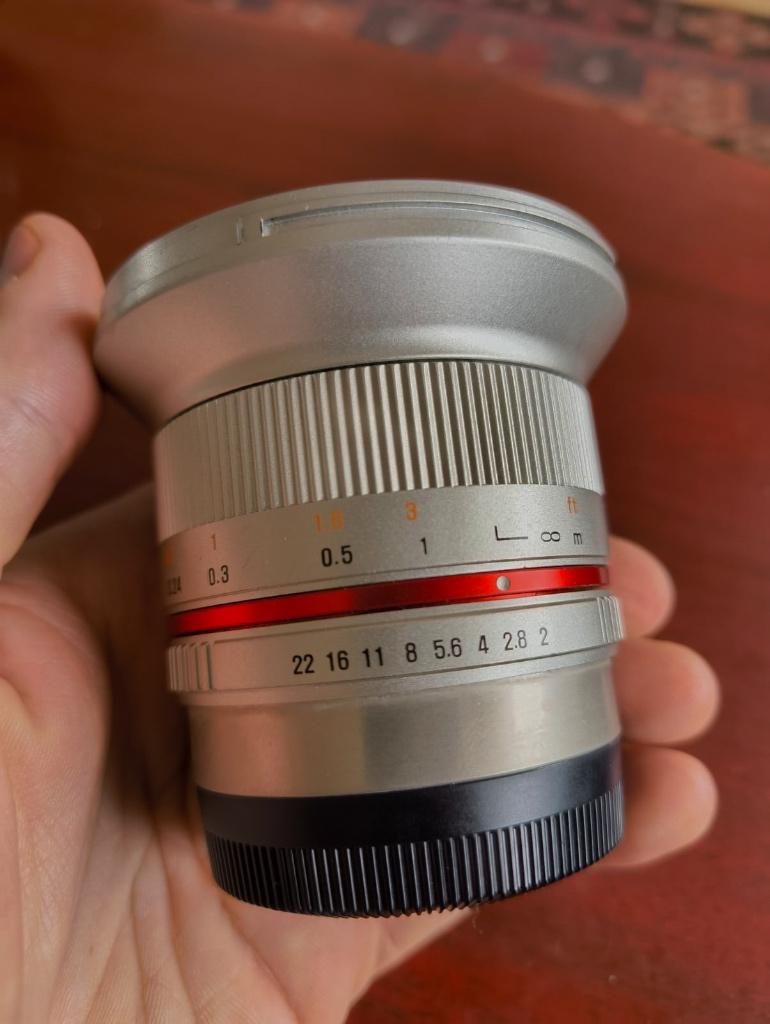 samyang 12mm f2, Enlèvement, Comme neuf, Objectif grand angle