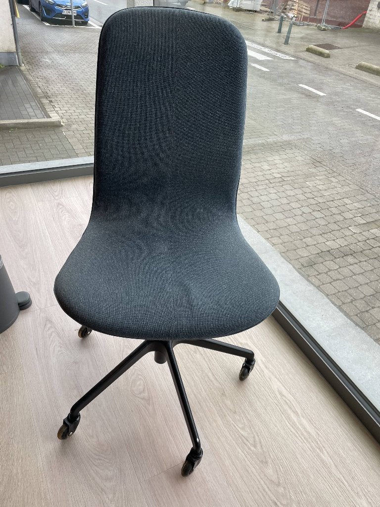 bureaustoel ikea blauw LÅNGFJÄLL, Ophalen, Gebruikt, Blauw, Bureaustoel
