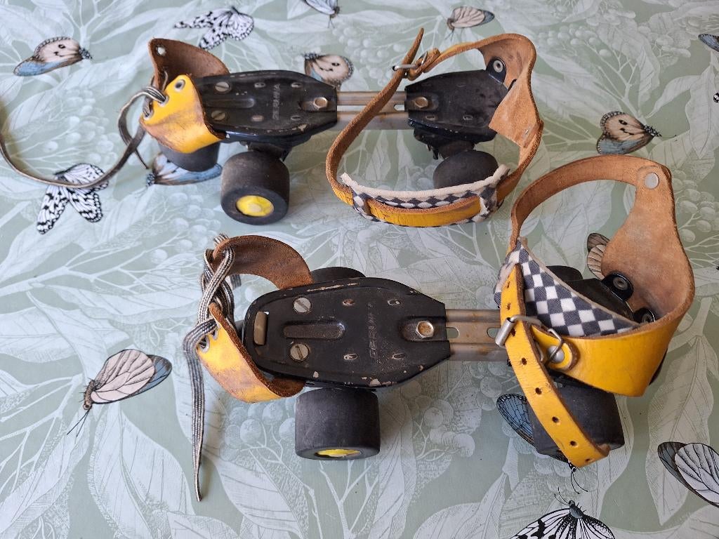 Patins à roulettes Vintage Germina – Look Rétro 70s/80s, Divers, Enlèvement