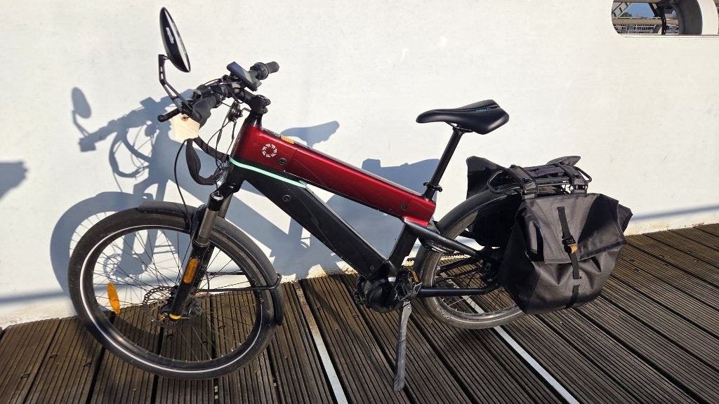 Speedpedelec Fuell 1E maat medium kleur rood, Zo goed als nieuw, 51 tot 55 cm, 50 km per accu of meer, Ophalen