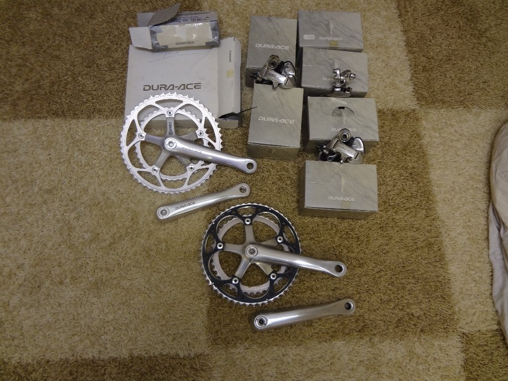 Nieuw Dura Ace 7700 9 speed Dubbel triple onderdelen, Ophalen of Verzenden, Nieuw, Overige typen