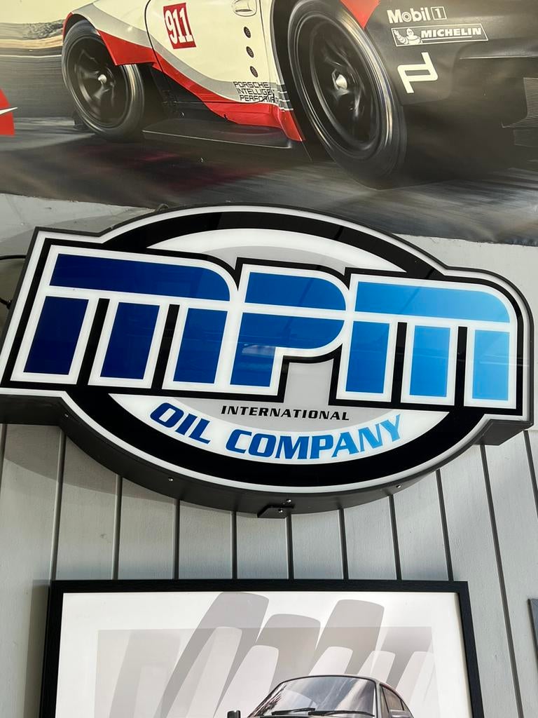 Enseigne lumineuse MPM motor oil
