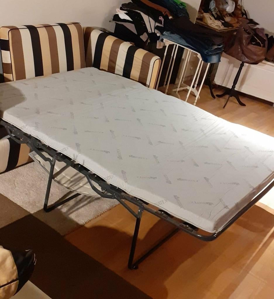 canapé lit, 75 à 100 cm, Comme neuf, Enlèvement, Classique