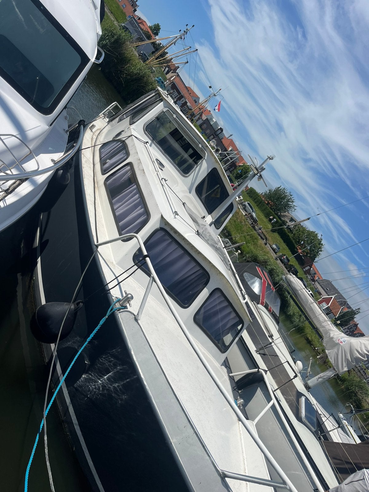 Motorboot/kruiser ca 9,30, Watersport en Boten, Ophalen, Zo goed als nieuw