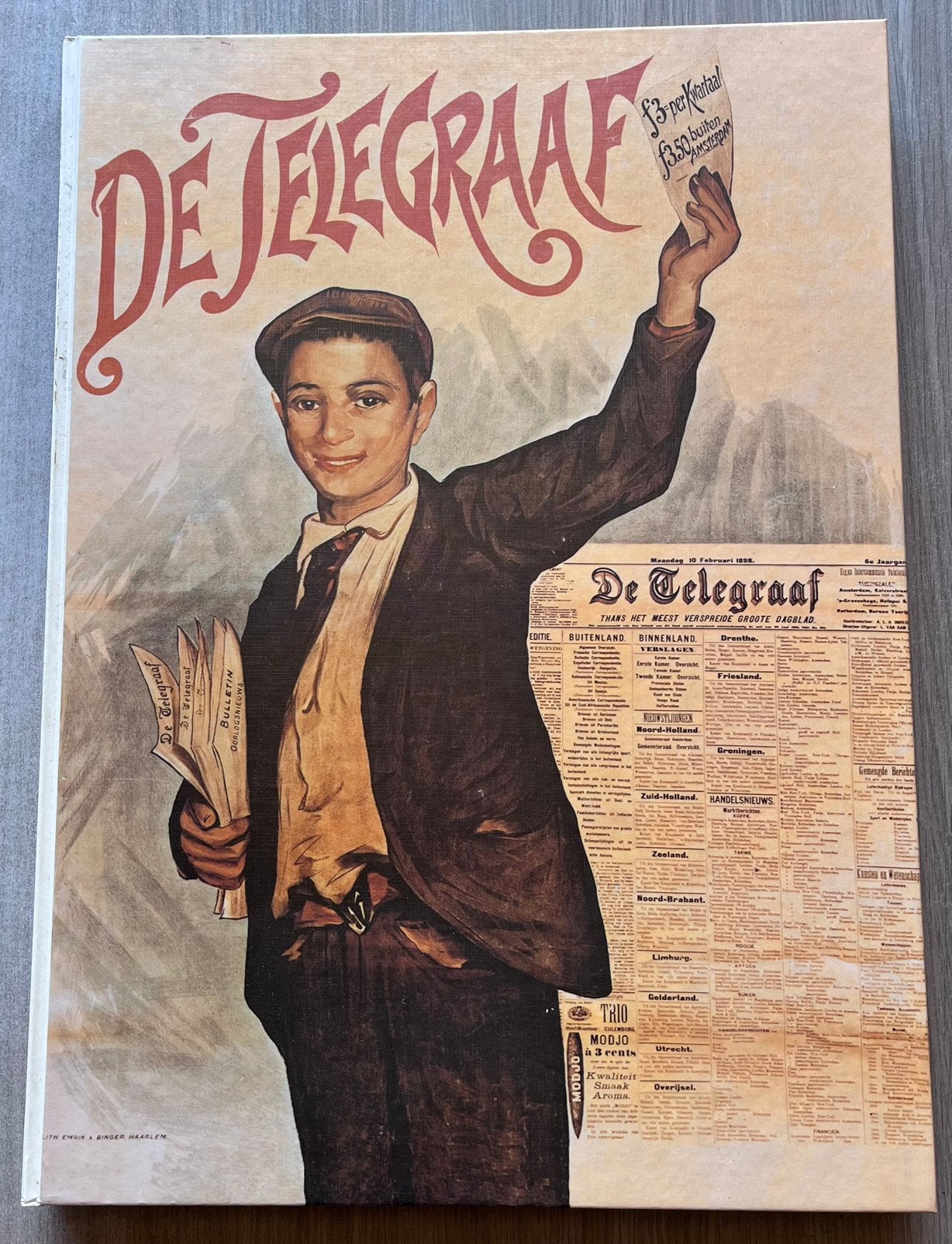 Gigantisch Boek - 100 jaar De Telegraaf - 1893/1993, Boeken, Ophalen of Verzenden, Gelezen, Meerdere auteurs