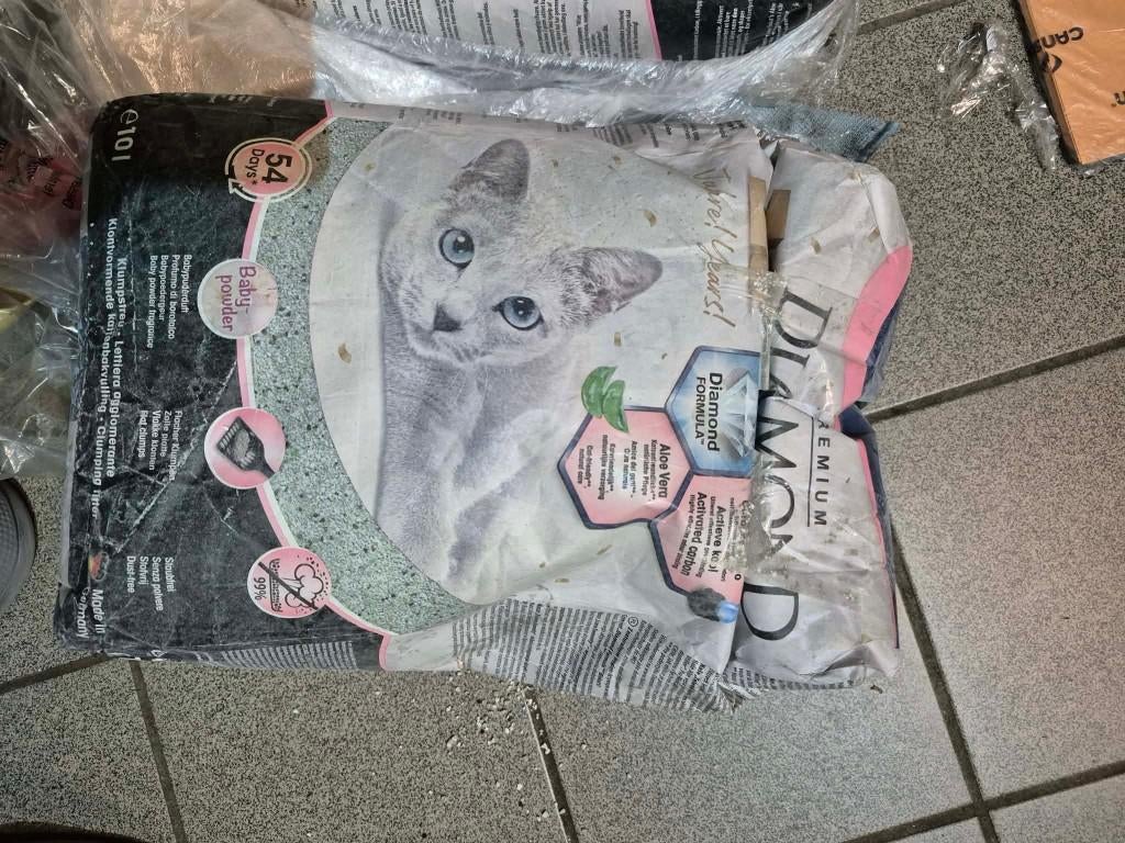 Kattenbakvulling 2 zakken, Dieren en Toebehoren, Kattenbakken, Ophalen of Verzenden, Nieuw