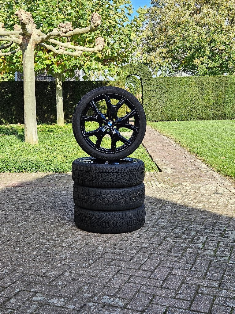 Roues d'hiver d'origine BMW Série 1 2 pneus d'hiver 5A7F0A5, Enlèvement ou Envoi, Utilisé, BMW