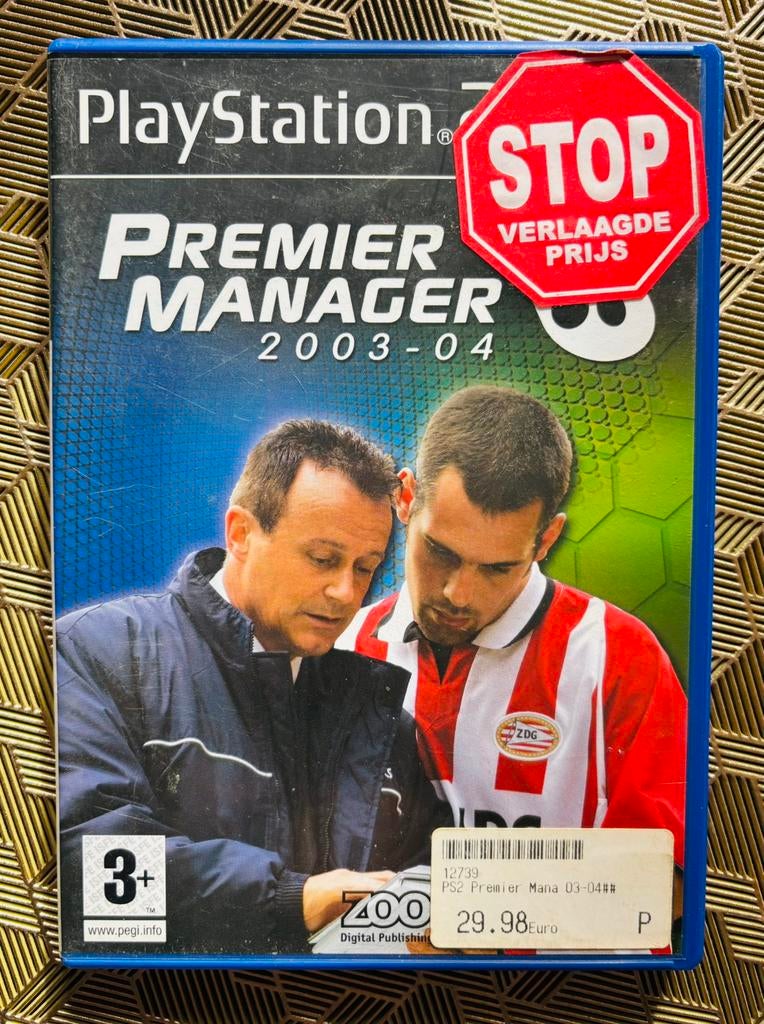 Pro evolution soccer5 + Premier manager 03-04, Ophalen of Verzenden, Gebruikt