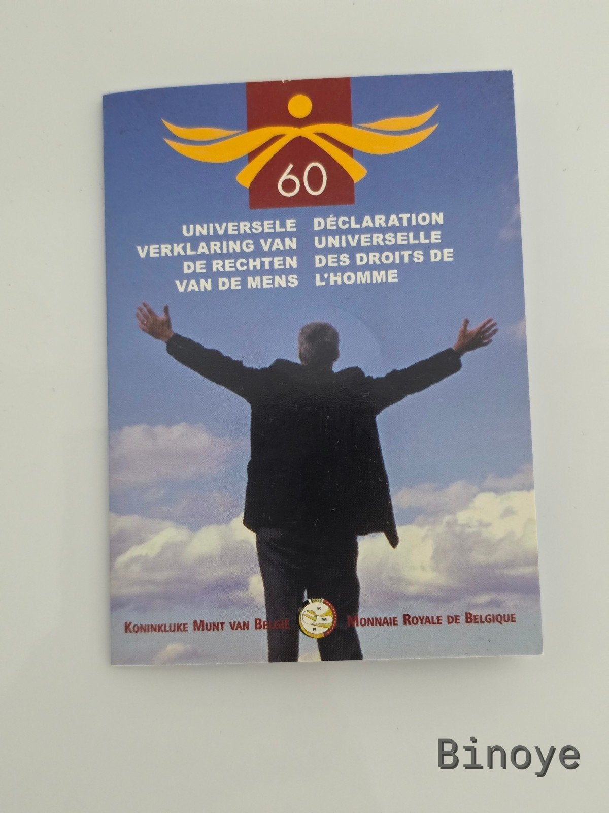 2 Euro Belgique 2008 Droits de l'Homme Grande Coincard BU, Enlèvement ou Envoi, Belgique, 2 euros