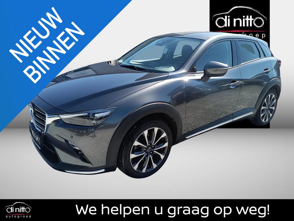 Mazda CX-3 2.0 SKYACTIV-G 121 Aut. Hakoné, Stof, Gebruikt, Zwart, 4 cilinders