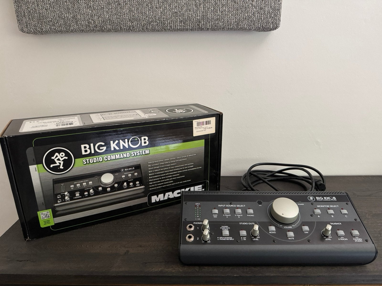 Mackie Big Knob studio command system, Ophalen, Gebruikt