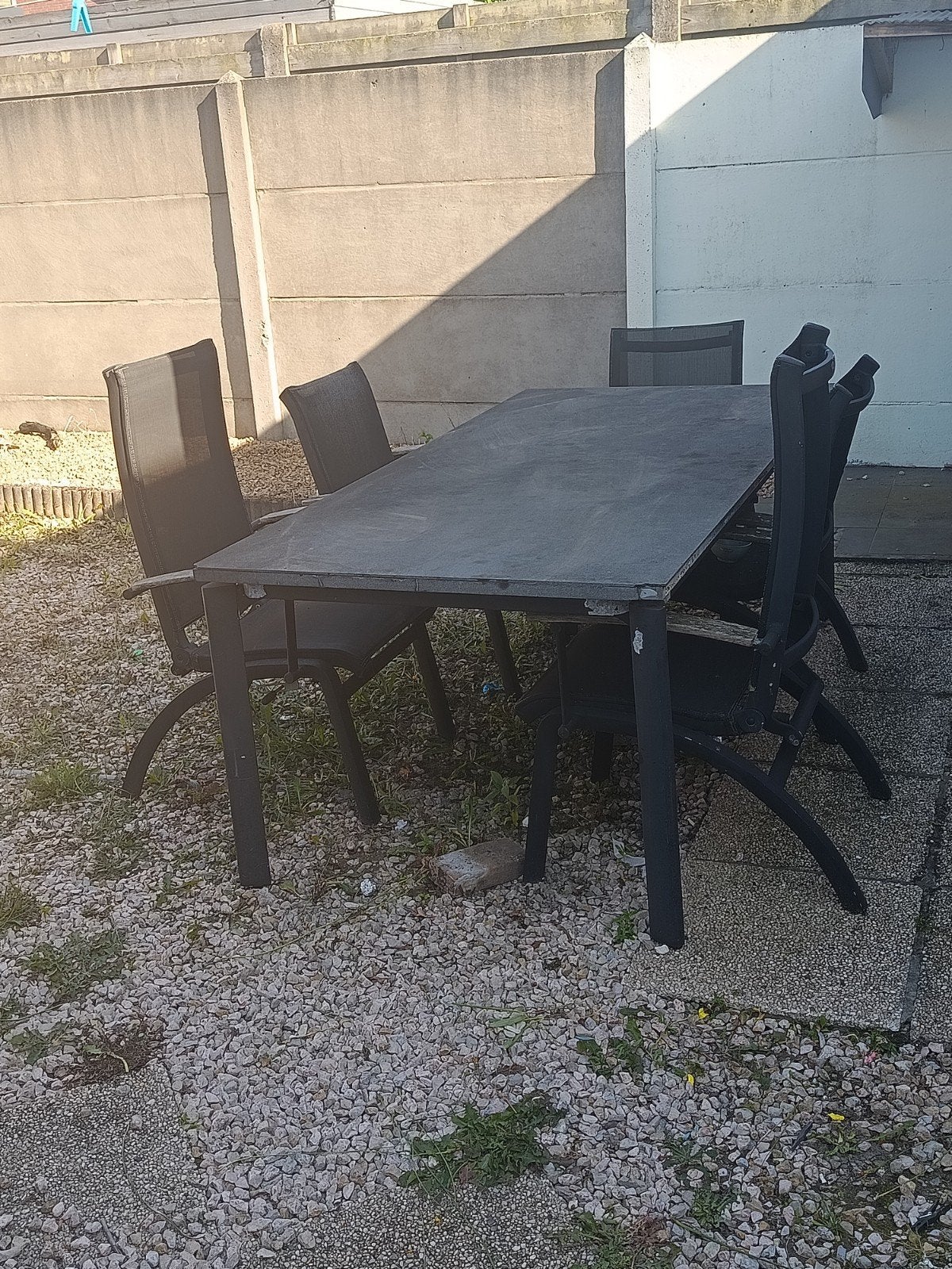 Tuintafel met 5 stoelen, Ophalen, Loungeset