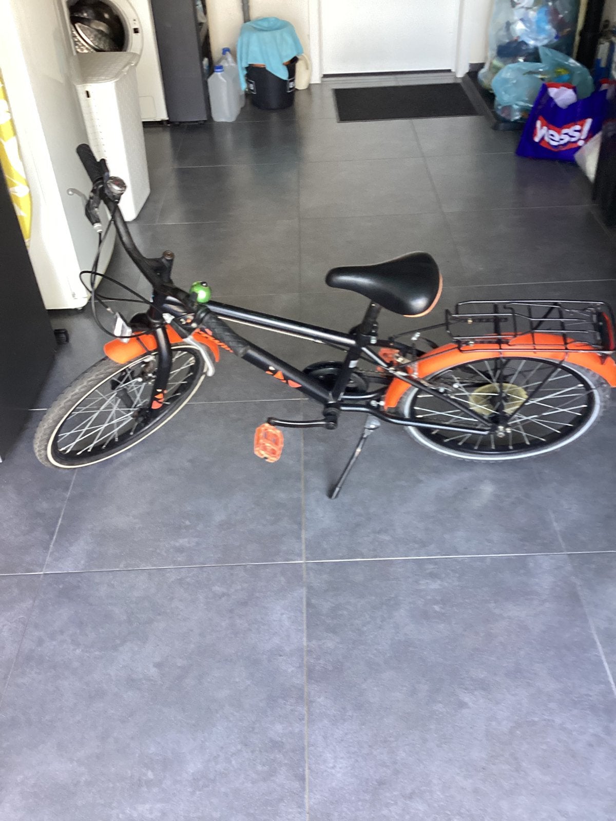Kinderfiets om te ravotten, Fietsen en Brommers, Ophalen, Gebruikt, Velgrem, 16 tot 20 inch