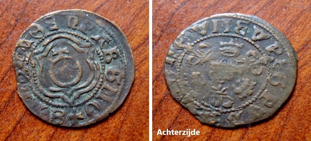 17e eeuwse Nurenbergse rekenpenning met Rijksappel, Postzegels en Munten, Penningen en Medailles, Verzenden, Brons