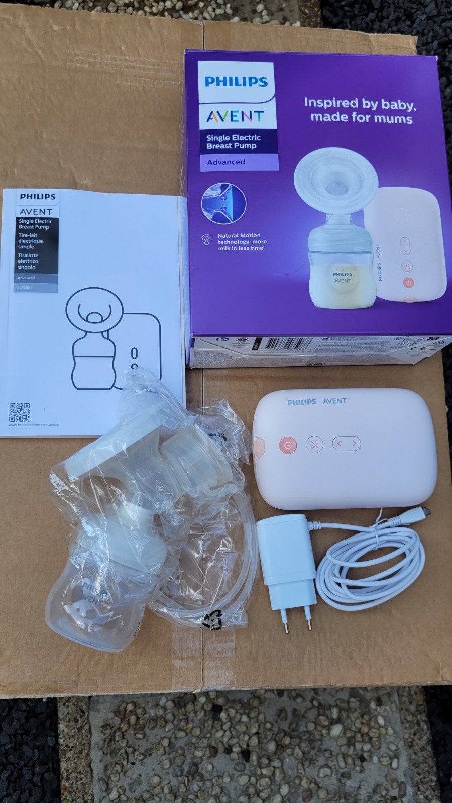 Electrische Borstkolf (Philips avent) met toebehoren, Kinderen en Baby's, Babyvoeding en Toebehoren, Ophalen, Zo goed als nieuw