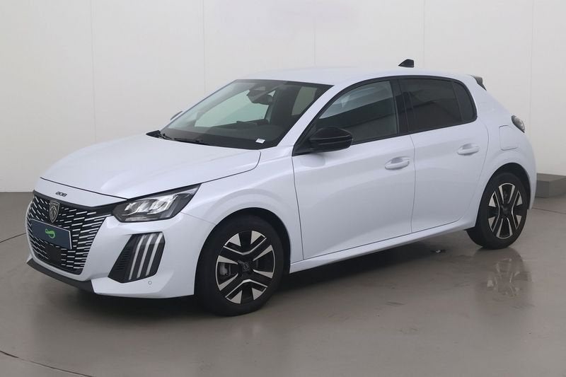 Peugeot 208 1.2 turbo allure 100, Auto's, Gebruikt, 1199 cc, Overige bekleding, Wit