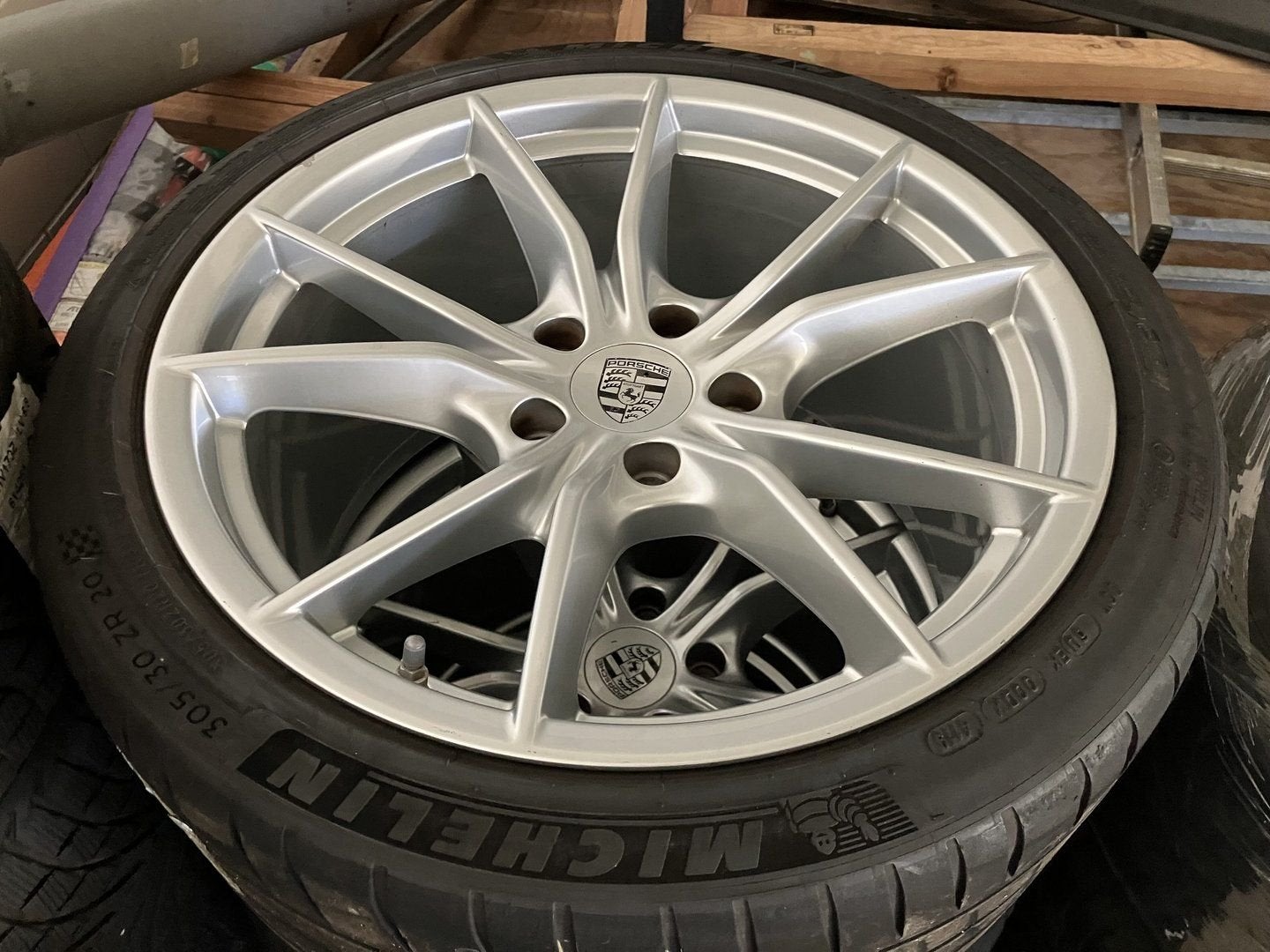 Originele Porsche 911 992 C4 velgen met MICHELIN 305-30-20 i, Auto-onderdelen, Ophalen, Gebruikt, -, -