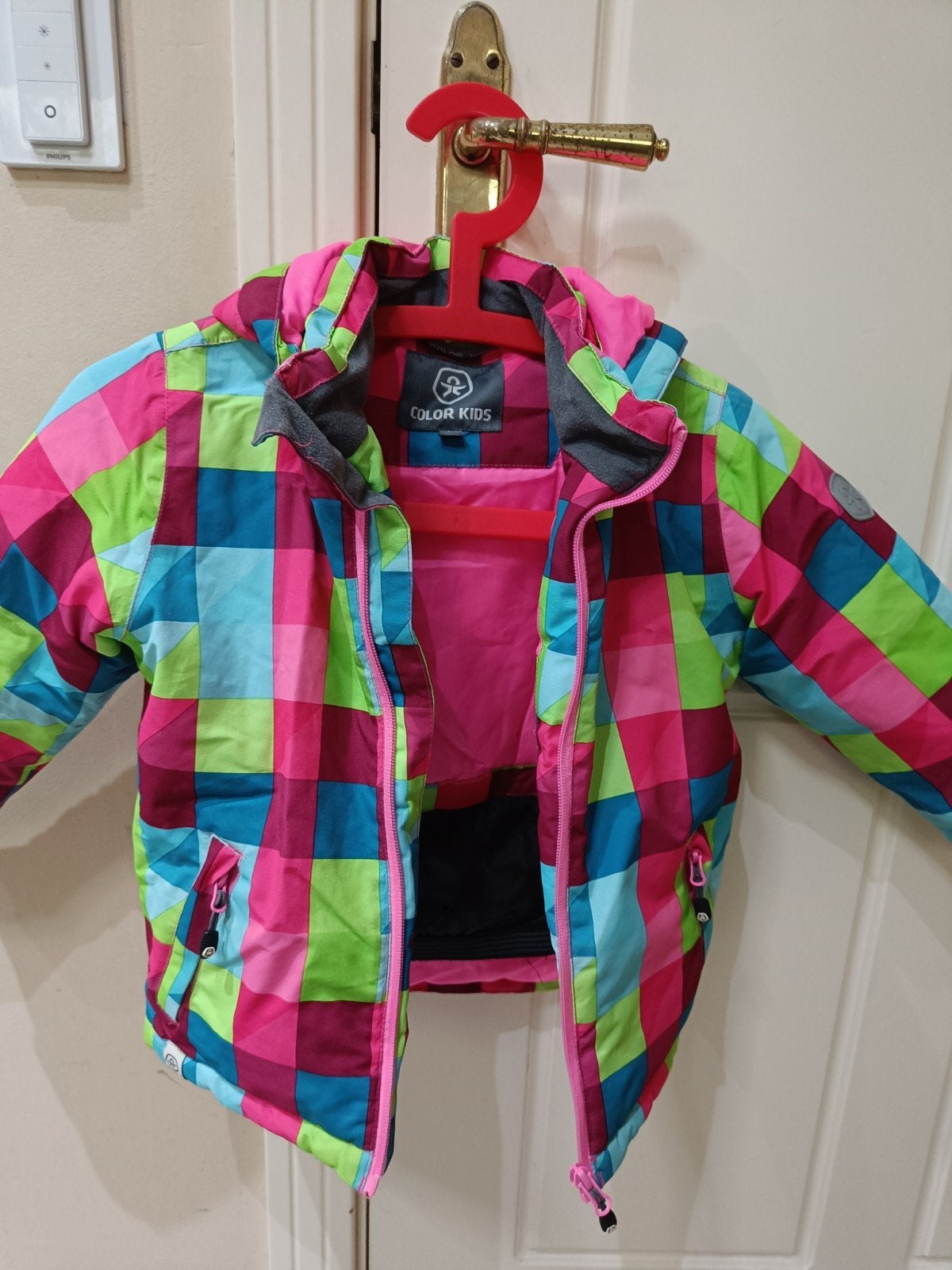 Color Kids ski-jas multicolor meisjes maat 104-110, Ophalen