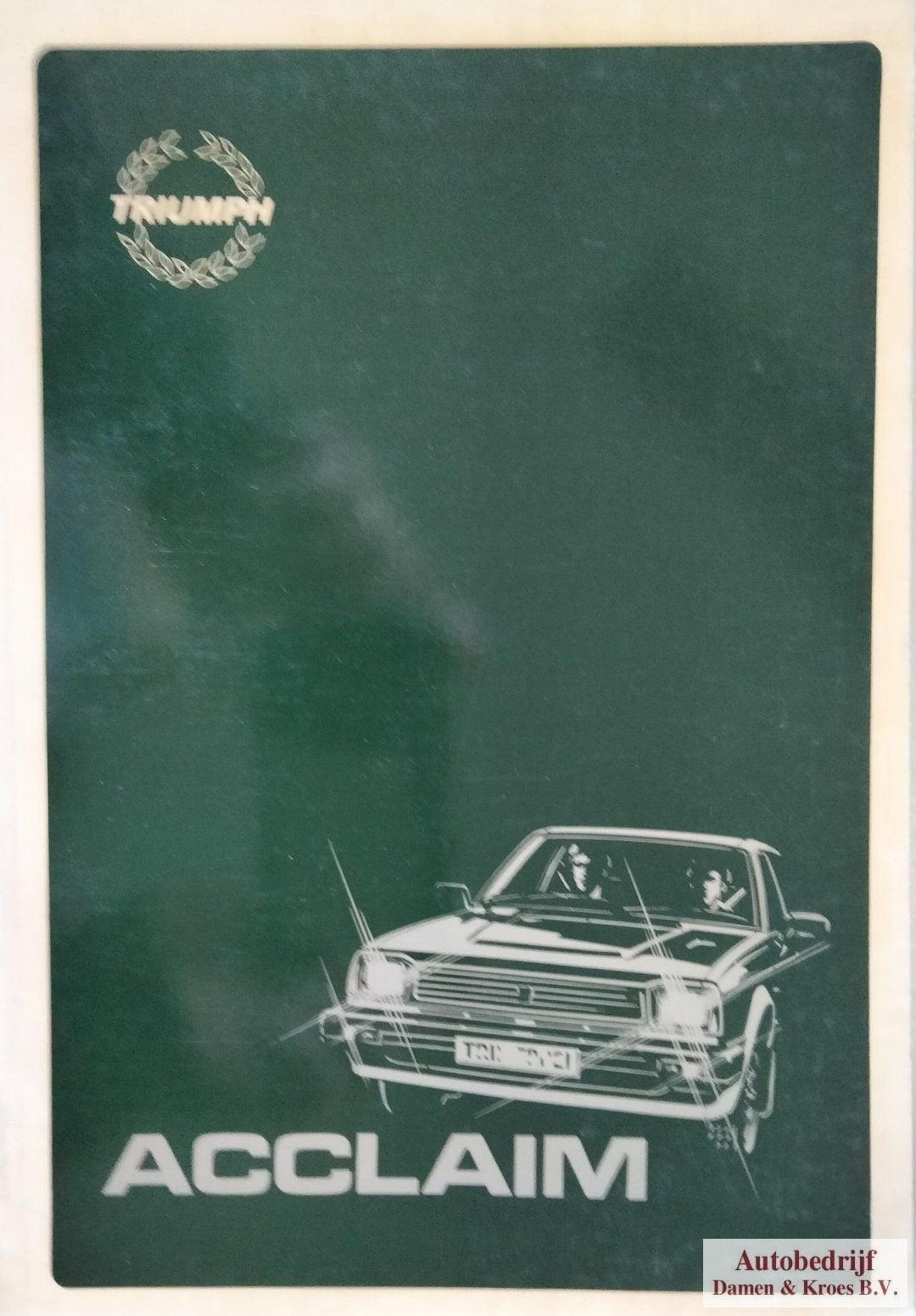 Repair Manual Triumph Acclaim AKM4967, Enlèvement ou Envoi